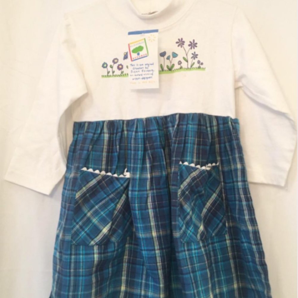 NWT Mulberribush Girl sz 3T Flannel Dress